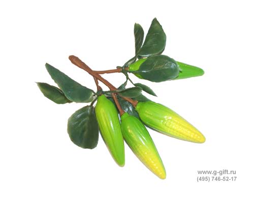 Artificial Corn bunch of four,  code: 0202580