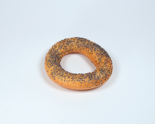 Artificial Bagel with poppy seeds,  code: 01031520