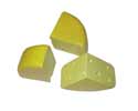 Enlarge - Artificial Gouda cheese chunk 1/4, 0105341