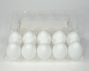 Увеличить - Муляж Яйца белые в упаковке по 10 шт., артикул 030510191