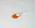 Enlarge - Artificial Red caviar with butter in a spoon, 01201487